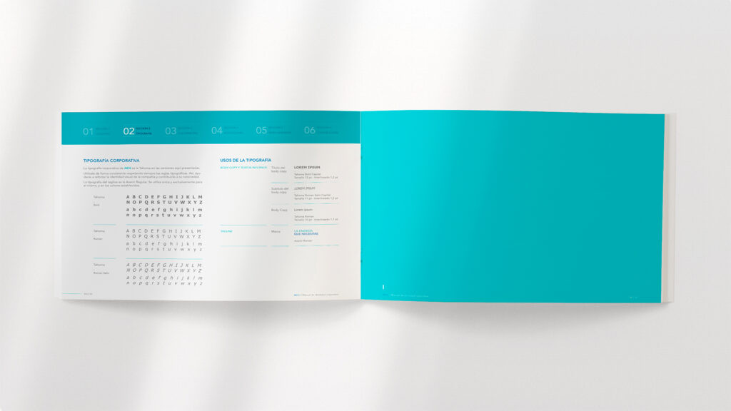 AEQ mockup brand identity