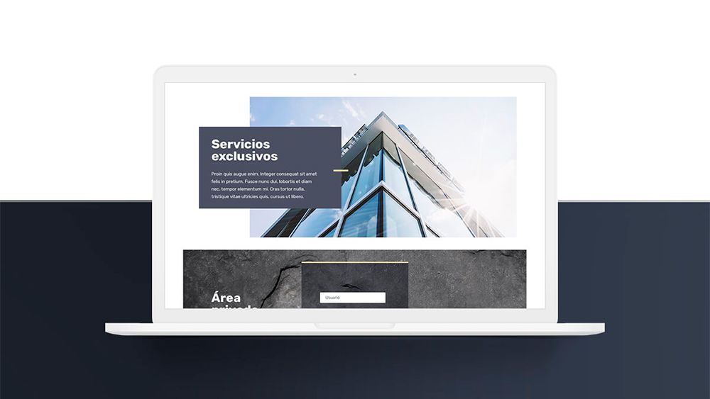 mockup Veganarcea ordenador